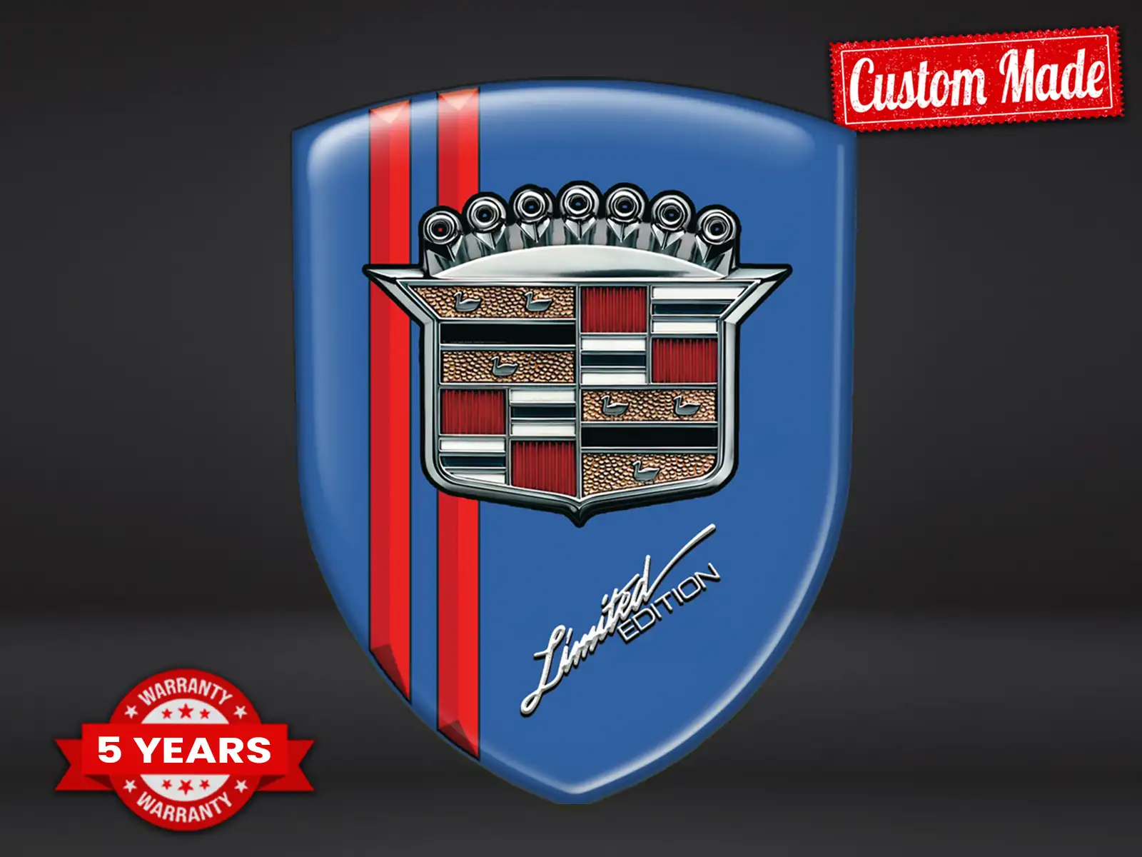 Cadillac Pegatinas Logo Vinilo Pro Máximo Diseño Elegante ST